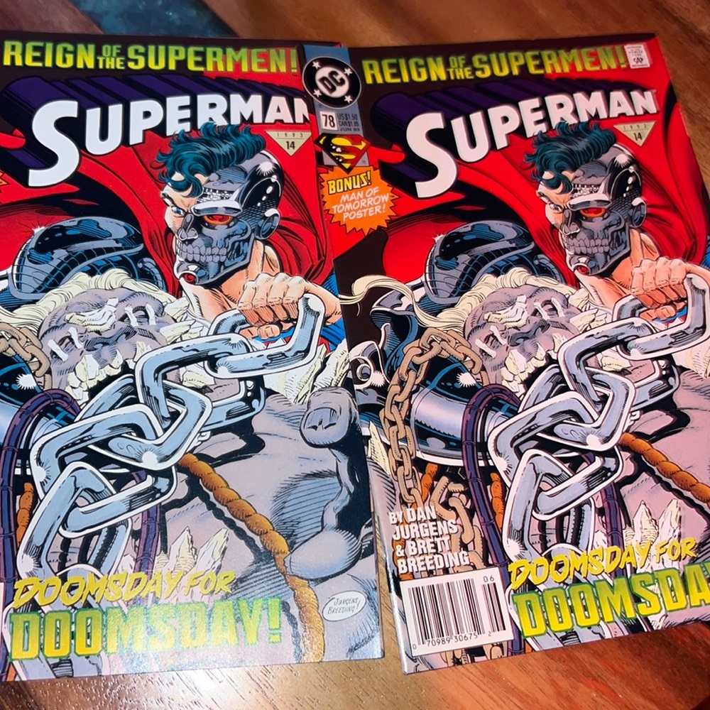 Superman #78 (Jun 1993, DC) Doomsday for Doomsday